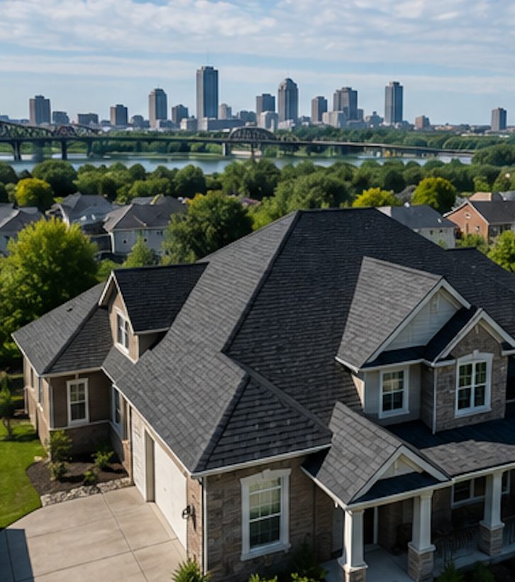 Completed roof in the Mabelvale area