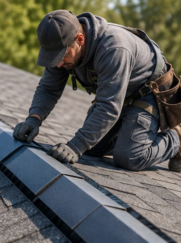 Roofing work on a Mabelvale, Arkansas property
